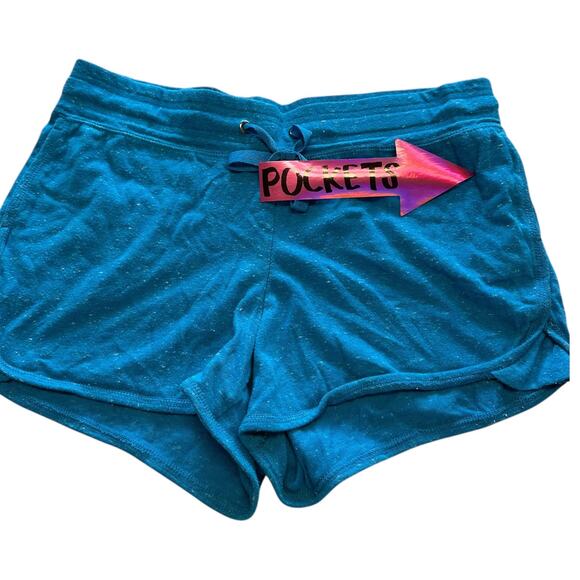 Womens Shorts Large Blue Orange Green Athletic Workout Lightweight Runners - Picture 3 of 7